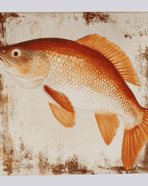 Redfish Sea Life Diamond Painting