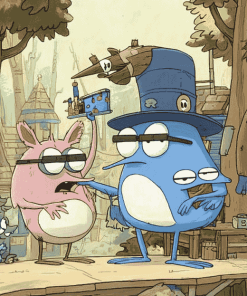 Regular Show Animation Diamond Painting