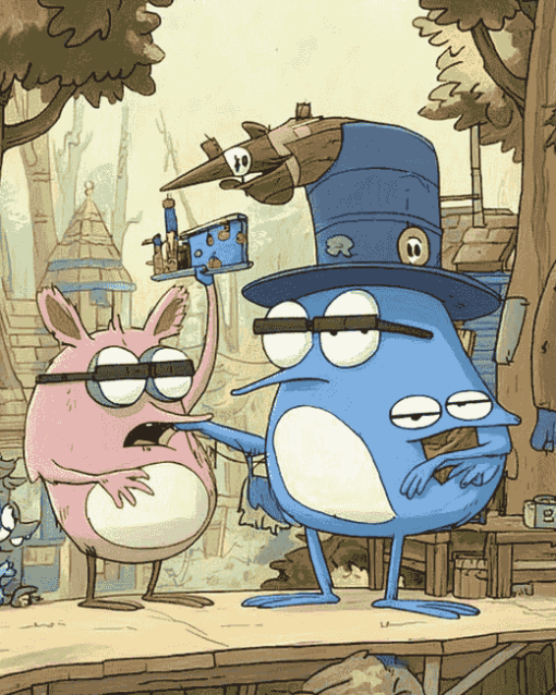 Regular Show Animation Diamond Painting