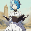 Rem Re Zero Anime Diamond Painting