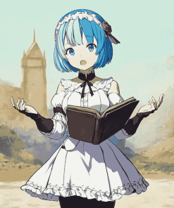 Rem Re Zero Anime Diamond Painting