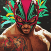 Rey Mysterio WWE Legend Diamond Painting