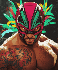 Rey Mysterio WWE Legend Diamond Painting