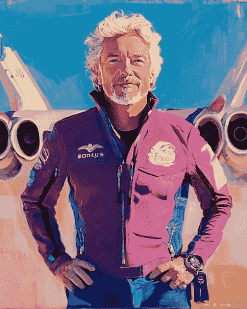 Richard Branson Celebrity Diamond Painting