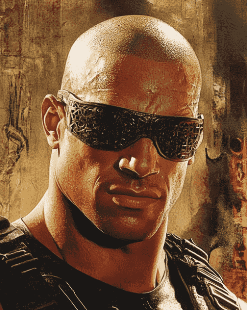 Riddick Movie Scene Diamond Painting