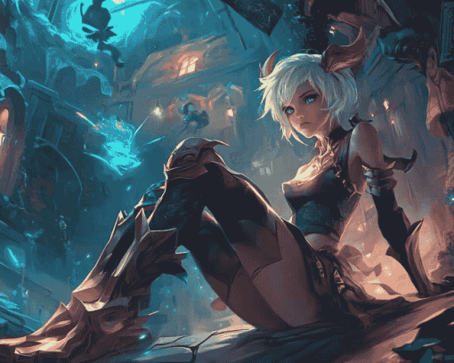 Riven Online Game Character Diamond Painting