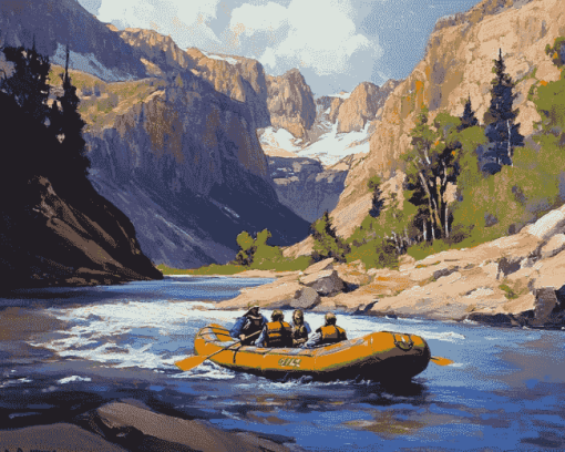 River Valley Adventure Diamond Painting