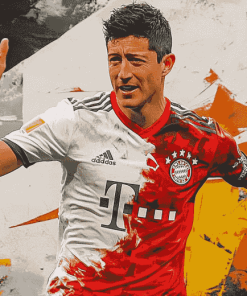 Robert Lewandowski Sports Diamond Painting