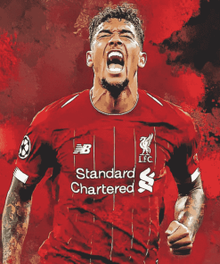 Roberto Firmino Football Stars Diamond Painting