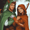 Robin Hood Marian Animation Diamond Painting