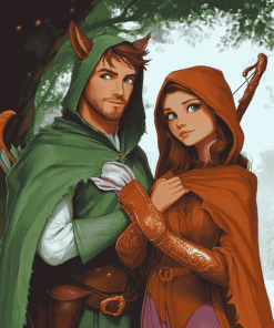 Robin Hood Marian Animation Diamond Painting