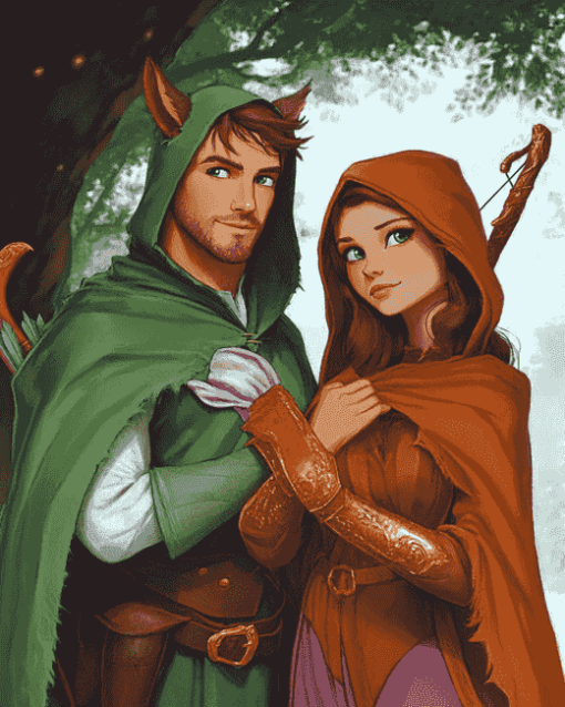 Robin Hood Marian Animation Diamond Painting