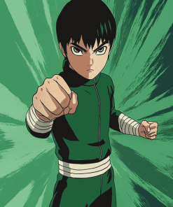 Rock Lee Anime Masterpiece Diamond Painting