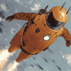 Rocketeer Superhero Adventure Diamond Painting