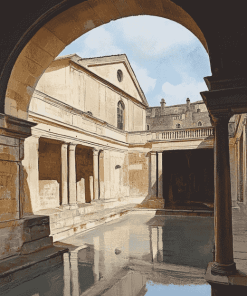 Roman Baths Monument Diamond Painting