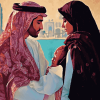 Romantic Arabian Lovers Diamond Painting