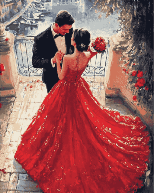 Romantic Couple Dance Diamond Painting