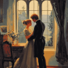 Romantic Lovers Vintage Diamond Painting