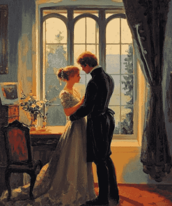 Romantic Lovers Vintage Diamond Painting