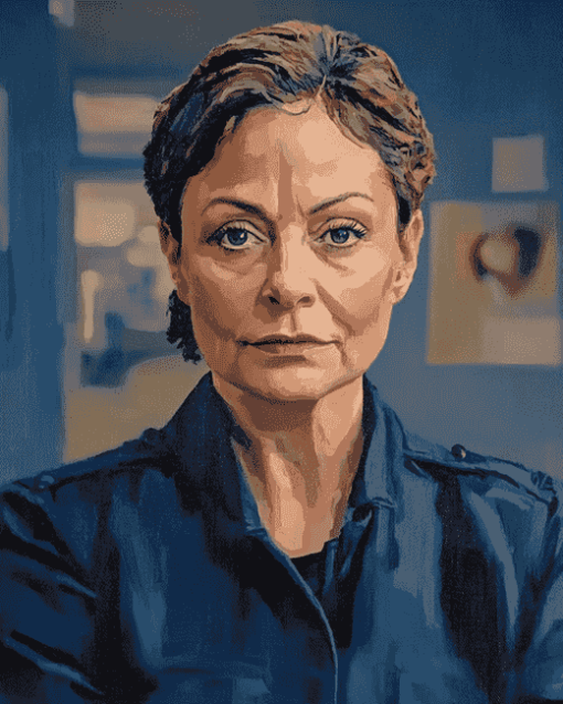 Roseanne Line Of Duty Inspired Diamond Painting