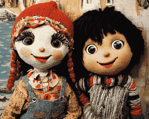 Rosie And Jim Collectible Series Diamond Painting