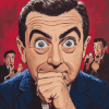 Rowan Atkinson Caricature Diamond Painting