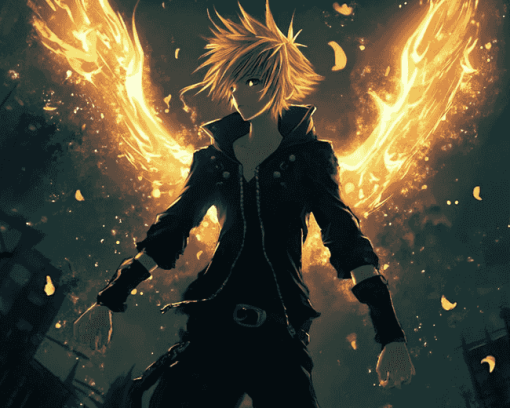 Roxas Anime Diamond Painting