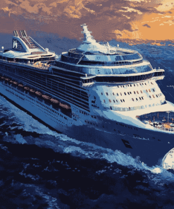 Royal Caribbean Cruise Ship Oceanscapes Diamond Painting