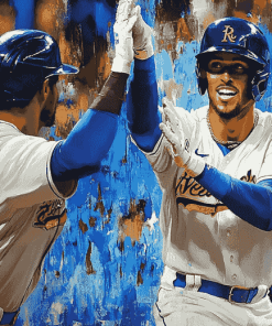 Royals Baseball Players Diamond Painting