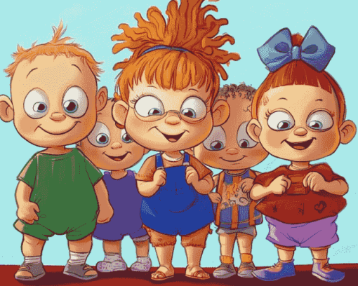 Rugrats Cartoon Characters Diamond Painting