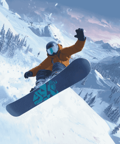 SSX Snowboarding Adventure Diamond Painting