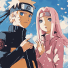 Sakura Naruto Anime Diamond Painting