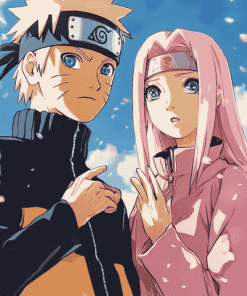 Sakura Naruto Anime Diamond Painting