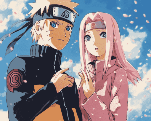 Sakura Naruto Anime Diamond Painting