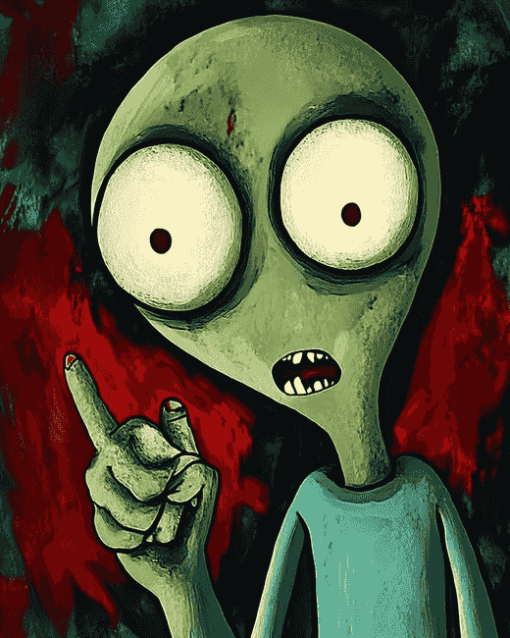 Salad Fingers Animation Diamond Painting