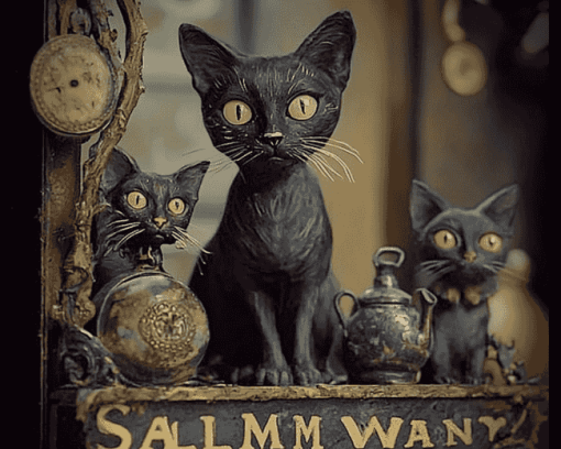 Salem Cat Haven Diamond Painting