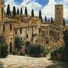 San Gimignano Italy Diamond Painting