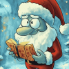 Santa Claus Squidward Christmas Diamond Painting