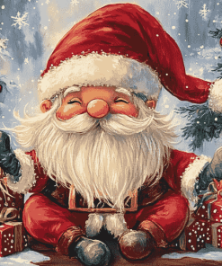 Santa Gnomes Christmas Diamond Painting