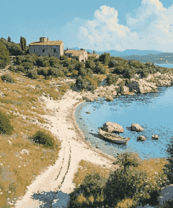 Sardinia Paradise Landscapes Diamond Painting