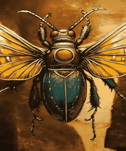 Scarab Insect Diamond Painting