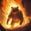 Scary Bear Animation Diamond Painting