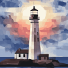 Scenic Lighthouse Diamond Painting