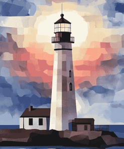 Scenic Lighthouse Diamond Painting