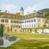 Schloss Luberegg Castle in Austria Diamond Painting