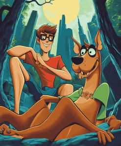 Scooby Doo and Plastic Man Animation Diamond Painting