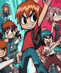 Scott Pilgrim Animation Diamond Painting