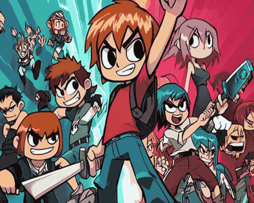 Scott Pilgrim Animation Diamond Painting