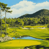 Sea Pine Golf Landscape Diamond Painting