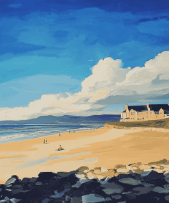 Seaside Rossnowlagh Diamond Painting